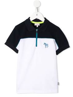 Paul Smith Junior рубашка-поло на молнии
