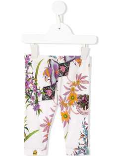Roberto Cavalli Junior легинсы с цветочным принтом