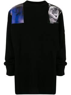 Raf Simons декорированный джемпер