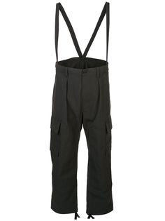 Snow Peak loose fit trousers with braces