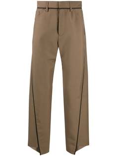 LANVIN asymmetrical seam trousers