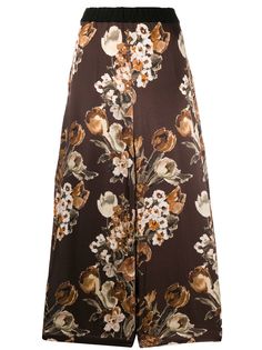 Junya Watanabe floral print trousers