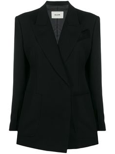 We11done double-breasted fitted blazer