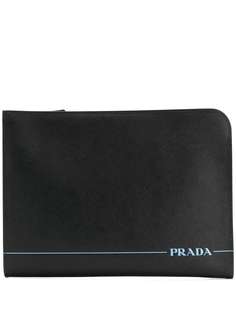 Prada сумка для ноутбука с принтом