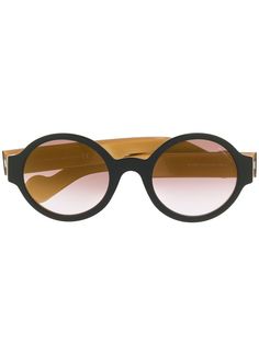 Moncler Eyewear солнцезащитные очки в круглой оправе