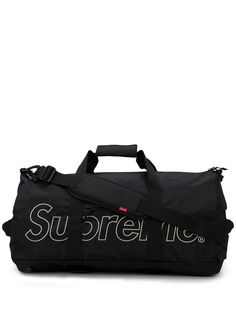 Supreme дорожная сумка с принтом логотипа