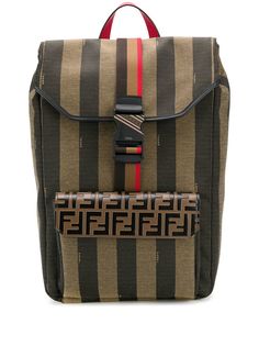 Fendi рюкзак с полоской и логотипом