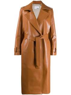 Each X Other тренч из искусственной кожи