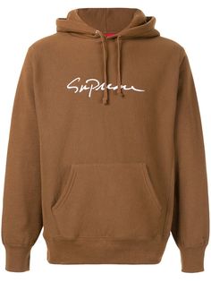 Supreme худи с логотипом