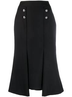 Alexander McQueen юбка асимметричного кроя с пуговицами