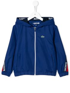 Lacoste Kids бомбер с вышитым логотипом