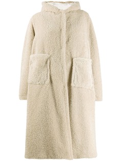 Forte Forte пальто оверсайз с капюшоном