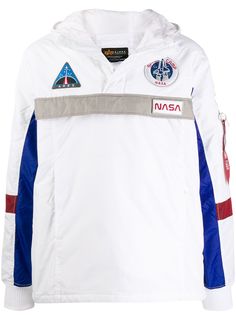 Alpha Industries анорак с логотипом NASA