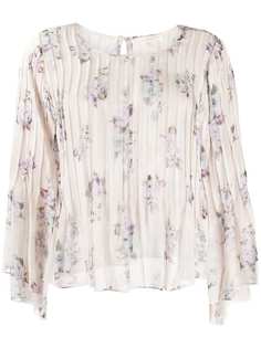 Love Shack Fancy блузка с цветочным узором