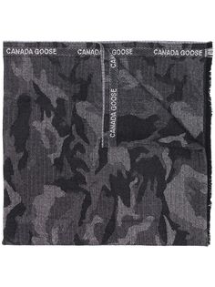 Canada Goose шарф с камуфляжным принтом
