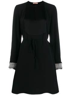 TWINSET декорированное платье-трапеция