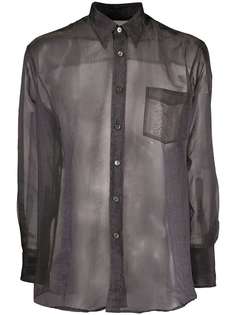 Our Legacy прозрачная рубашка Less Borrowed