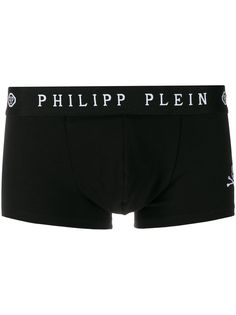 Philipp Plein боксеры с вышивкой Skull