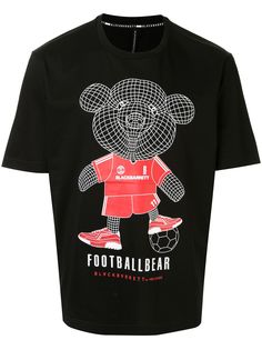 Blackbarrett футболка с принтом Footballbear
