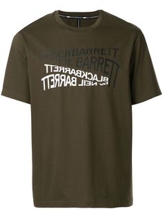 Blackbarrett футболка с круглым вырезом и логотипом