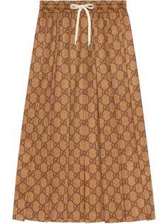Gucci трикотажная юбка GG
