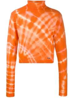 Aries укороченный джемпер с принтом тай-дай