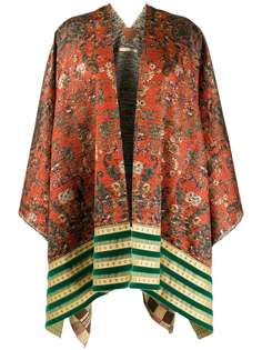 Ermanno Gallamini кейп с цветочным принтом