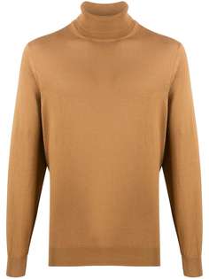 Caruso джемпер тонкой вязки с высоким воротником