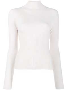 Áeron джемпер в рубчик с высоким воротником