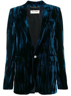 Yves Saint Laurent Pre-Owned бархатный пиджак 2000-х годов