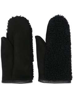 YMC двухцветные варежки