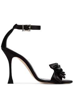 Manolo Blahnik атласные босоножки Vinkaos 105