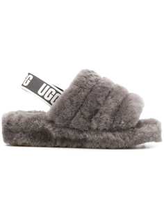 UGG slingback woolly slippers