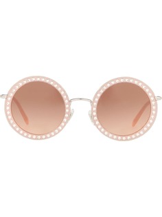 Miu Miu Eyewear солнцезащитные очки Délice