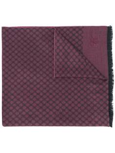 Canali шарф с вышитым логотипом