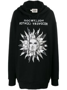 Fausto Puglisi худи оверсайз с принтом