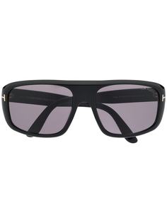 TOM FORD Eyewear солнцезащитные очки FT0754 в прямоугольной оправе