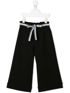 Mariuccia Milano Kids брюки с полосатой лентой