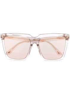 Tom Ford Eyewear солнцезащитные очки Sabrina в квадратной оправе
