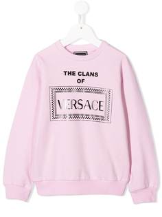 Young Versace свитер с надписью