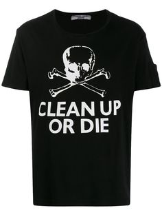Katharine Hamnett London футболка с принтом Clean Up Or Die