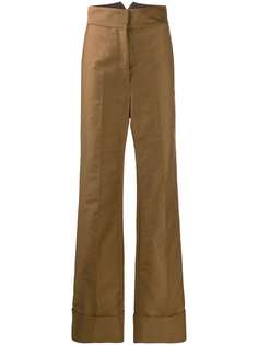 Lemaire брюки строгого кроя с завышенной талией