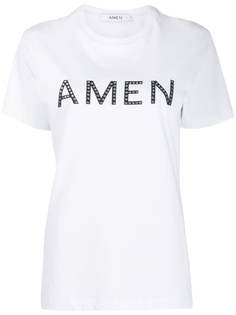 Amen футболка с логотипом