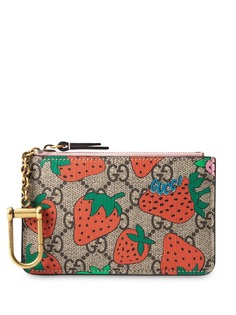 Gucci картхолдер с узором GG Supreme