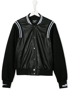 Neil Barrett бомбер с отделкой в полоску