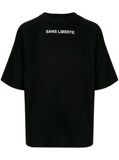 Vostok CLTH футболка Sans Liberté с круглым вырезом