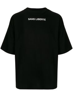 Vostok CLTH футболка Sans Liberté с круглым вырезом