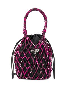 Prada сетчатая сумка-ведро