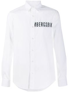 Dirk Bikkembergs рубашка с логотипом