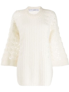 IRO джемпер с фактурными рукавами